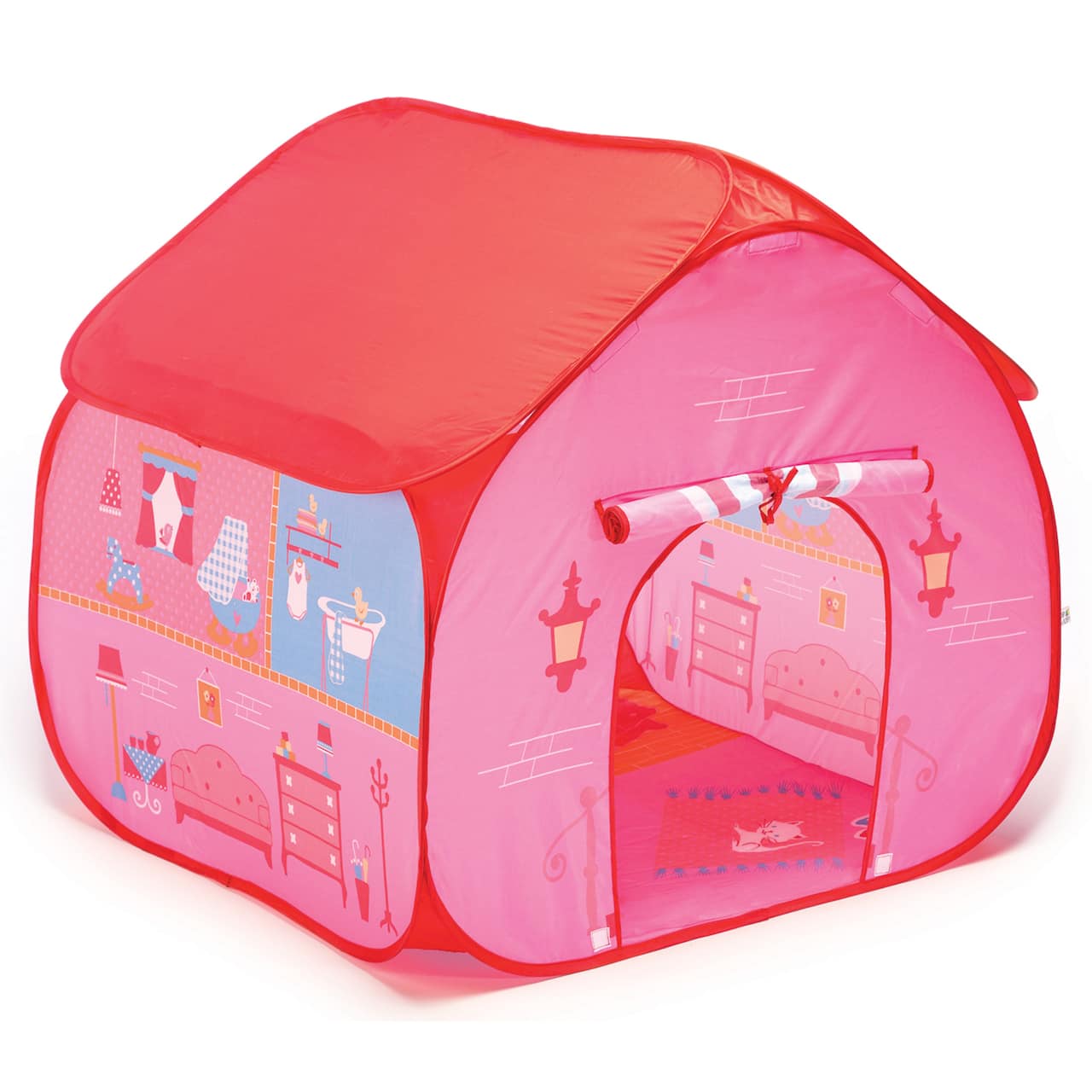 Fun2Give® Pop-it-Up® Dollhouse Tent with House Playmat